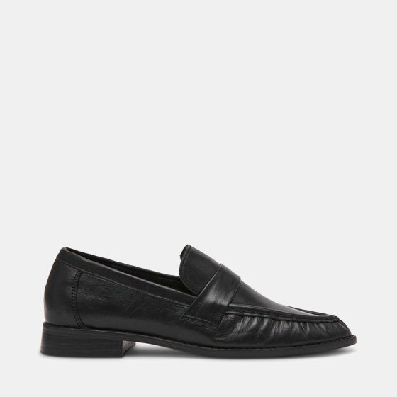 Ronie Flat Shoe BLACK LEATHER
